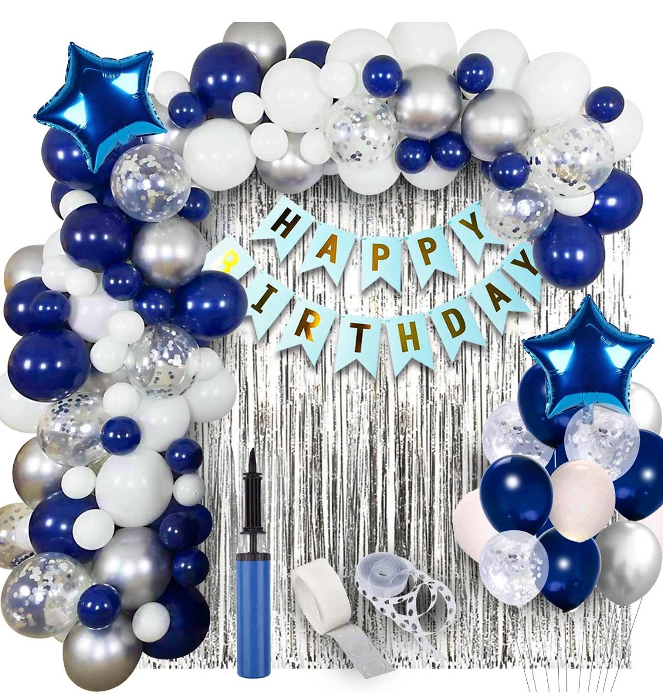 Happy Birthday Blue Combo Set HBD003