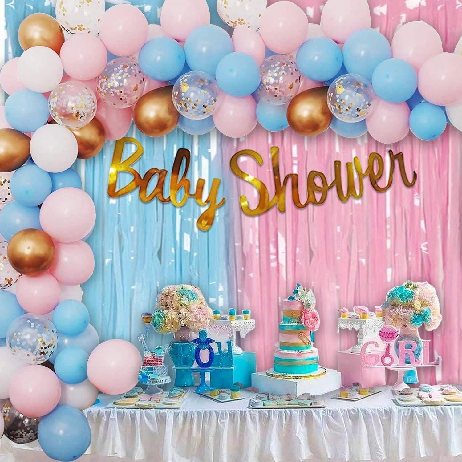 Baby Shower Pink & Blue Decoration Set HBD0052