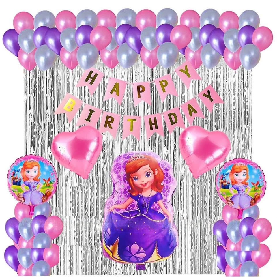 Sofia the First birthday party decoration set