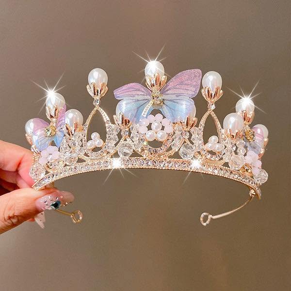 Butterfly Princess Headband Girls Crown